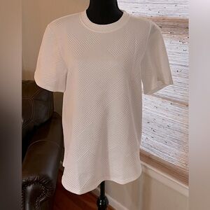 Men’s Textured White T-Shirt